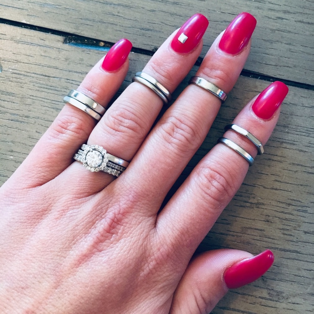 Set of Midi Rings